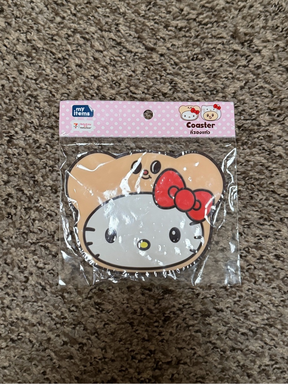 Sanrio Hello Kitty Peach Coaster